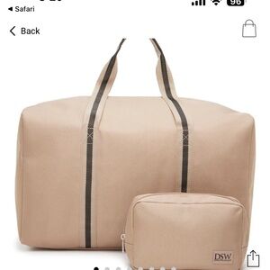 New DSW bag + Sling bag. I have two. Great for weekend trips